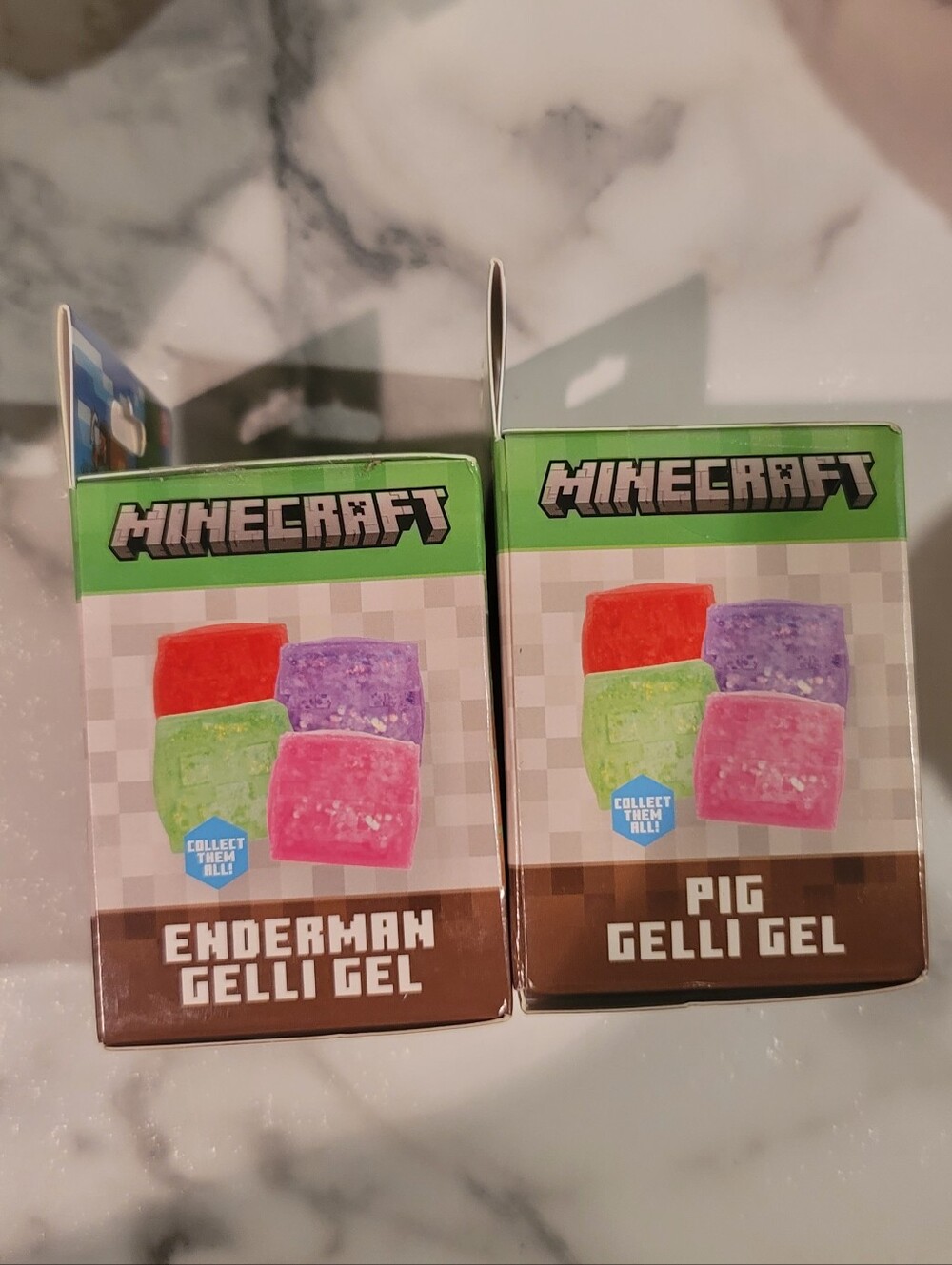 MINECRAFT NEW Enderman & Pig Gelli Gel Set - Multicolor